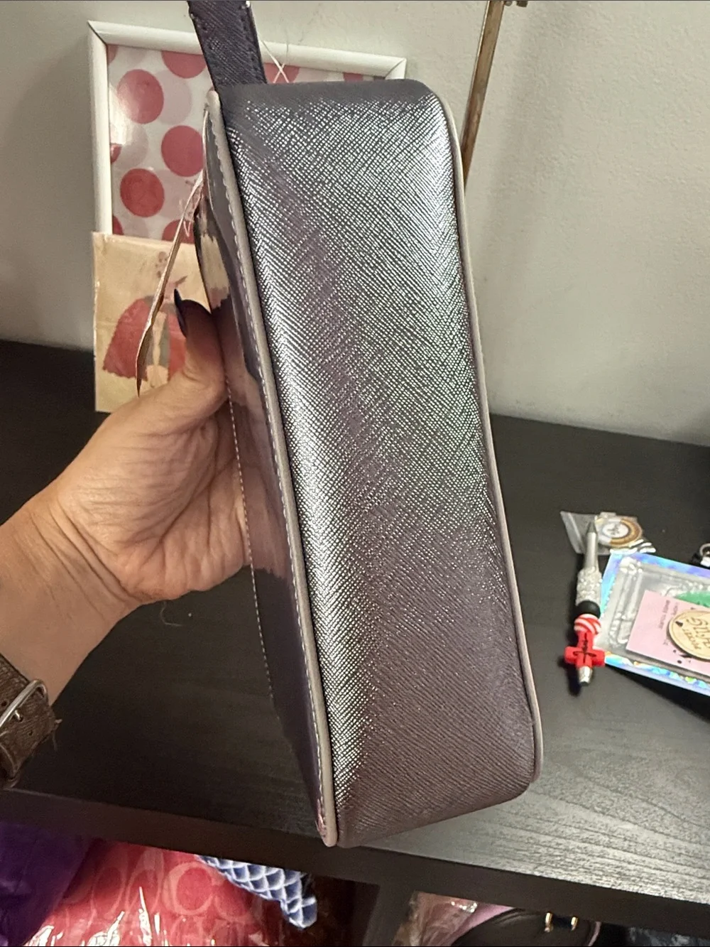 kate spade NWT lavender mini camera bag